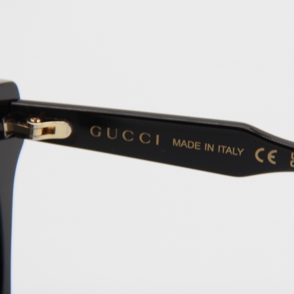 NEW GUCCI BLACK WOMEN CAT EYE SUNGLASSES GUCCI - Picture 11 of 12
